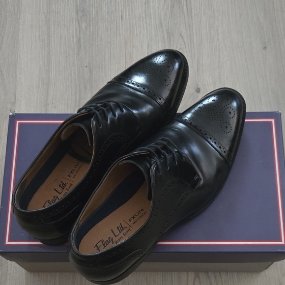 Flag Ltd. Black Cap Toe Shoes - Picture 6 of 6